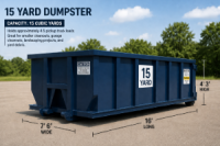 15 Yard Dumpster or Less