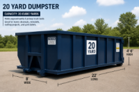 20 Yard Dumpster or Less
