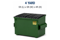 4 Yard Dumpster or Less