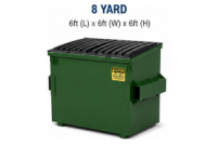 8 Yard Dumpster or Less