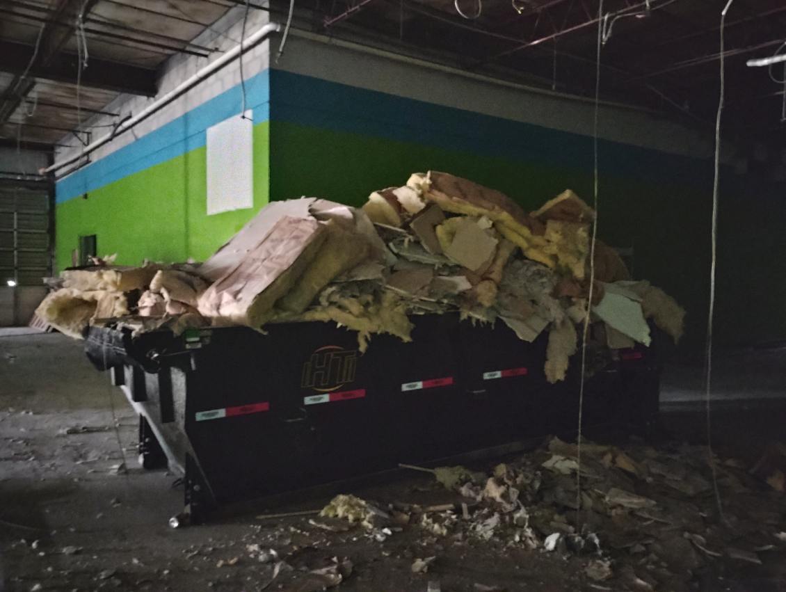 Warehouse Insulation Removal
