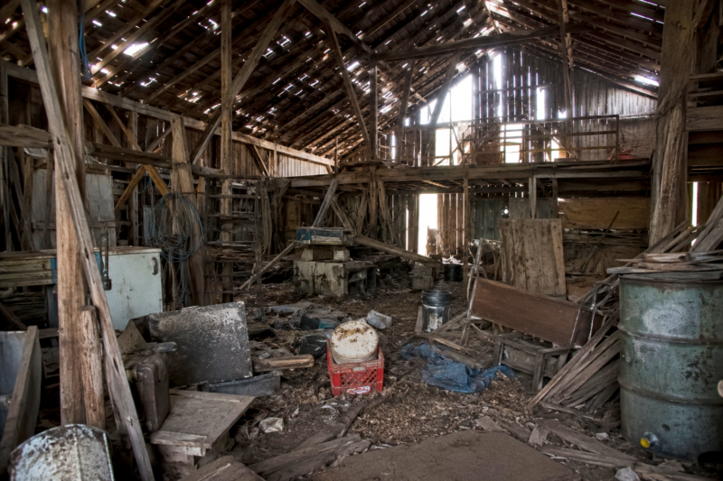 Barn Cleanout, Tear Down, Waste & Dump Services