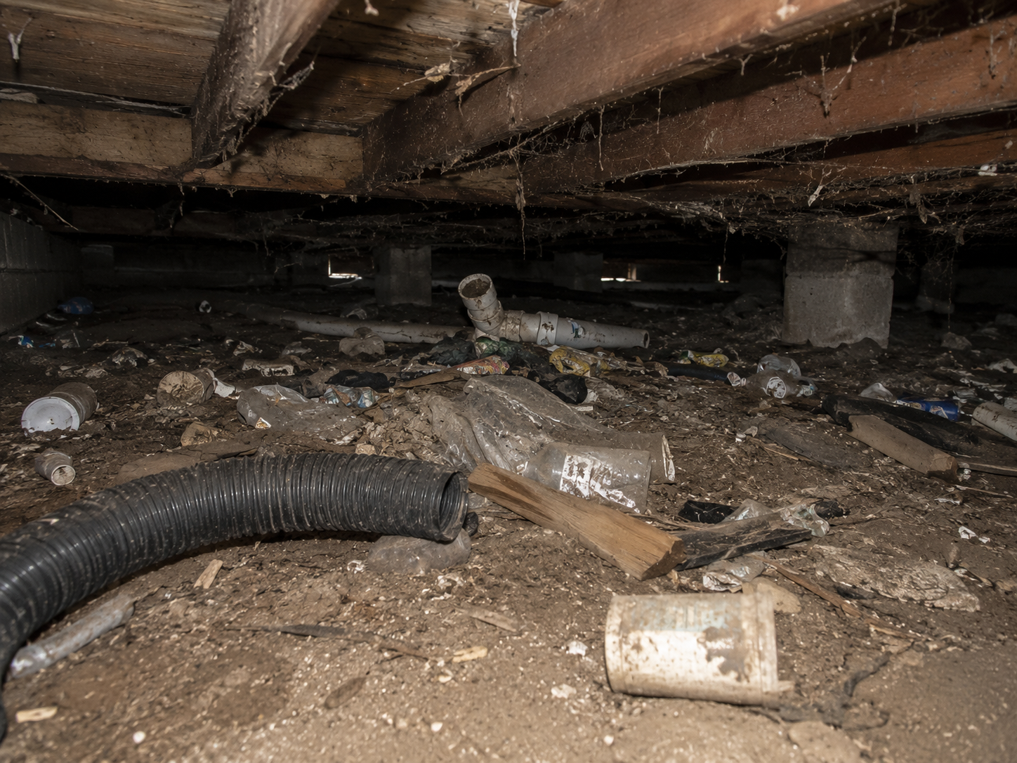 Junk in Crawlspace